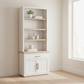 Mercana Fairview 39" x 17" x 90" Solid Wood Wall Shelf