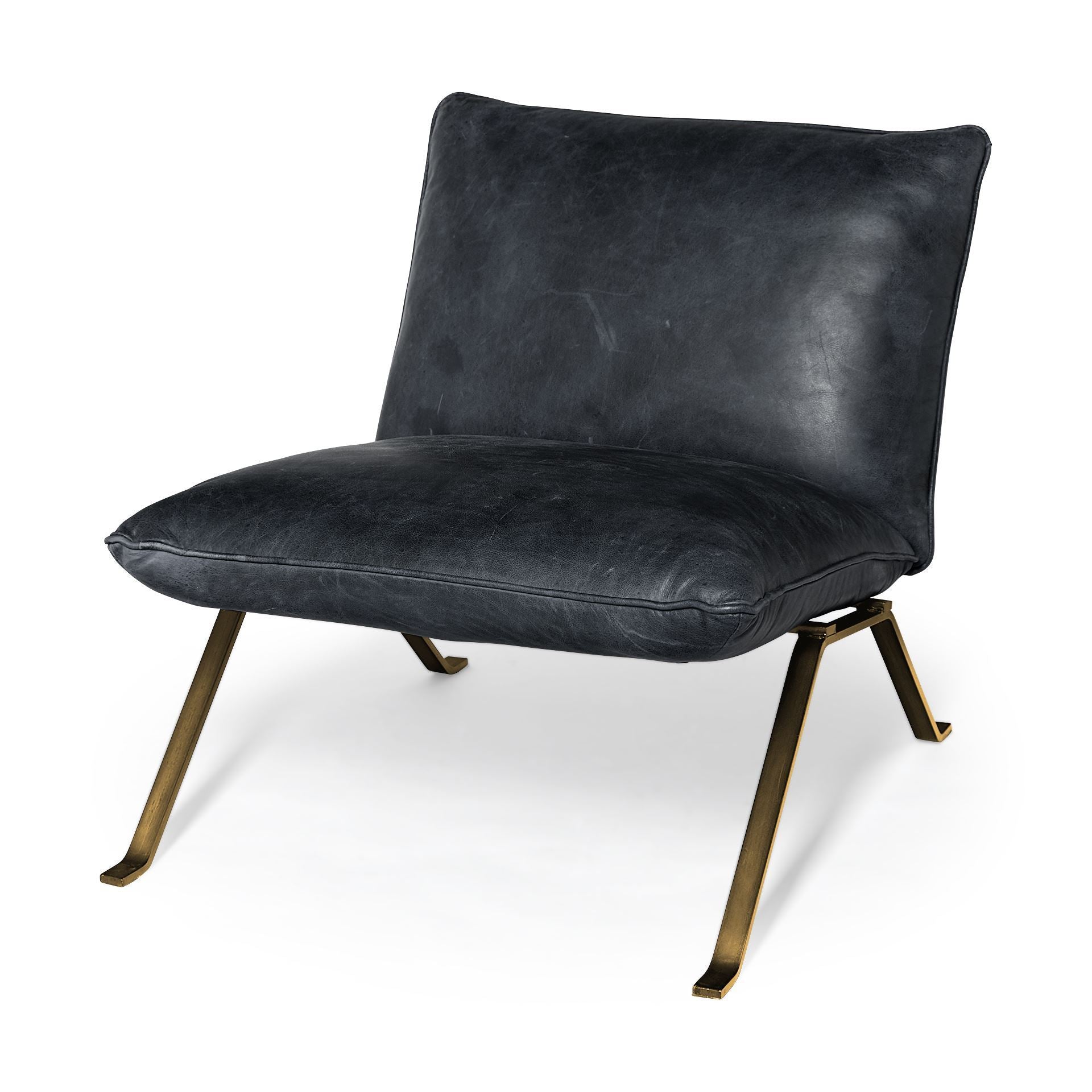 Mercana Flavelle 28" x 33.5" x 27" Iron Side Chair