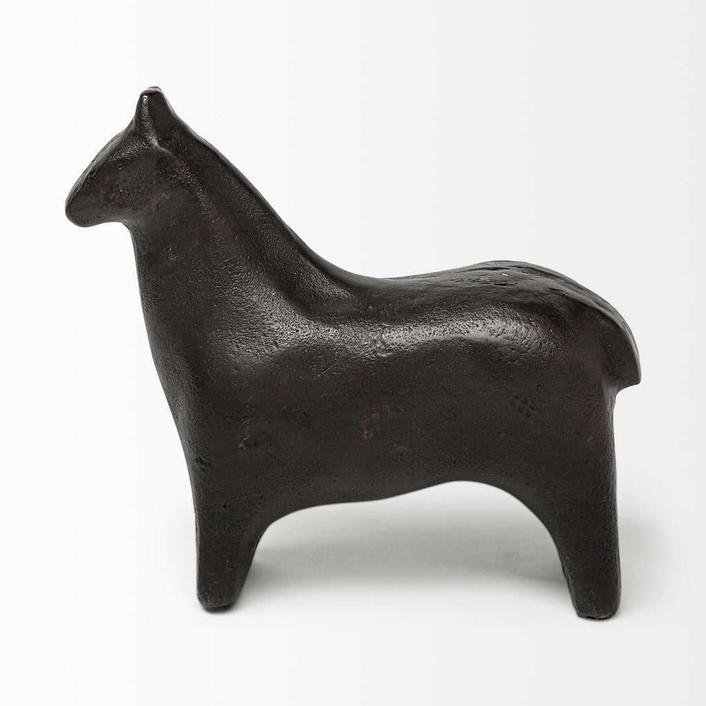 Mercana Sphynx 7" x 2.3" x 6" Metal Decorative Object