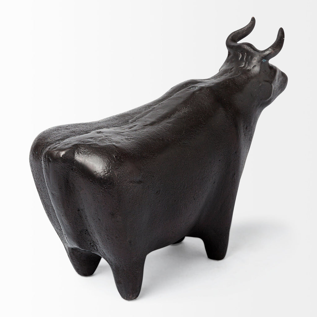 Mercana Taurus 9" x 4" x 6" Metal Decorative Object