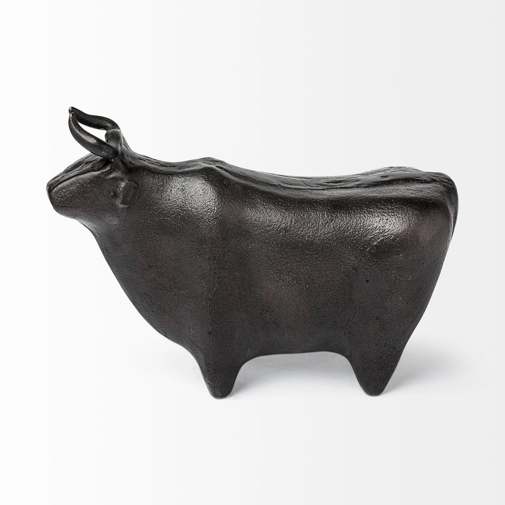 Mercana Taurus 9" x 4" x 6" Metal Decorative Object