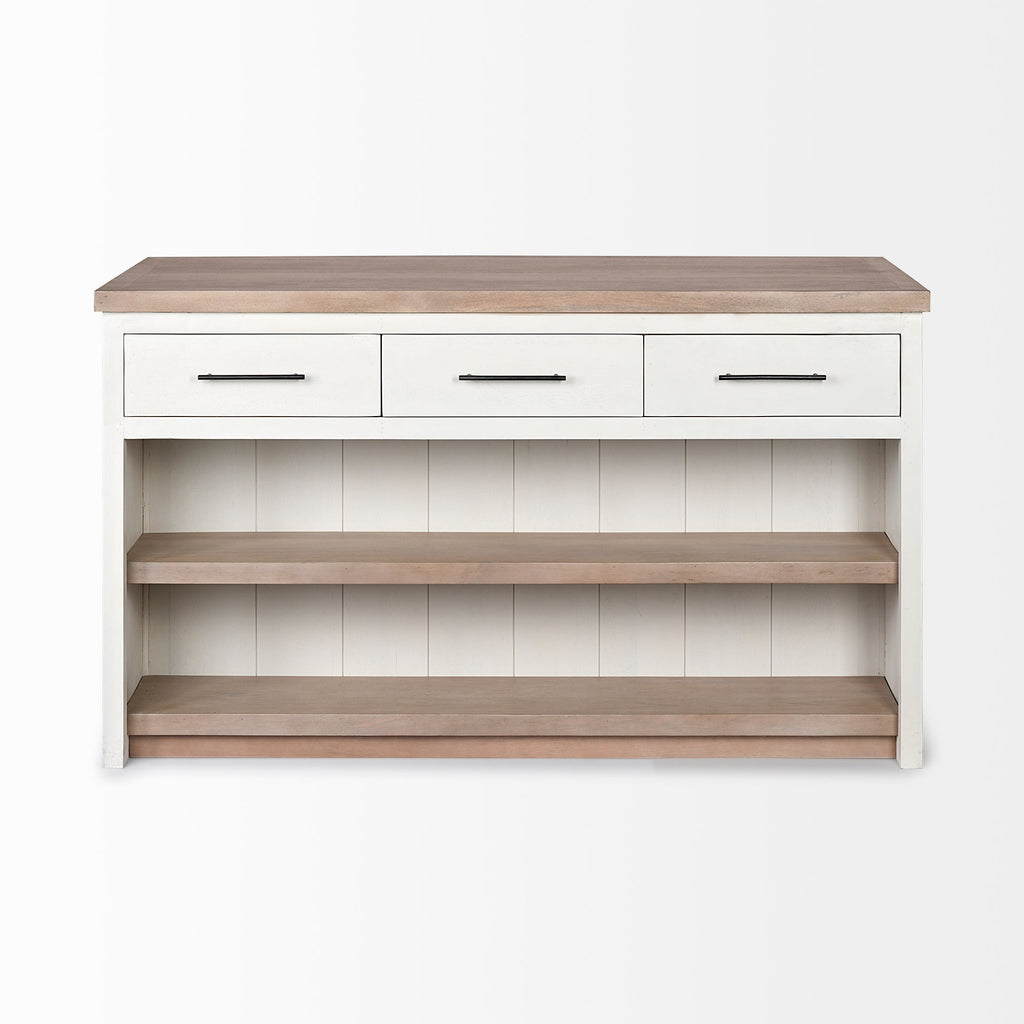 Mercana Fairview 60" x 30" x 34.5" Solid Wood Kitchen Island