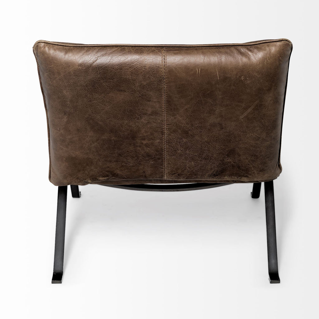 Mercana Flavelle 28.4" x 33.1" x 27.5" Iron Side Chair