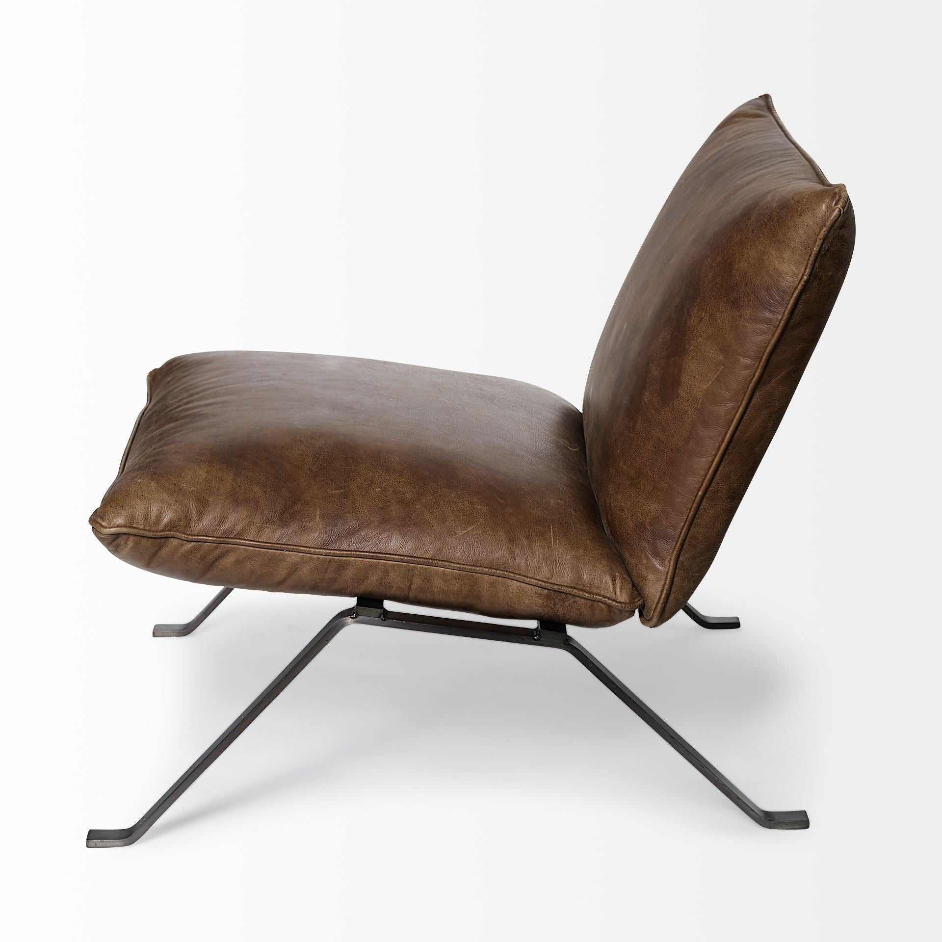 Mercana Flavelle 28.4" x 33.1" x 27.5" Iron Side Chair