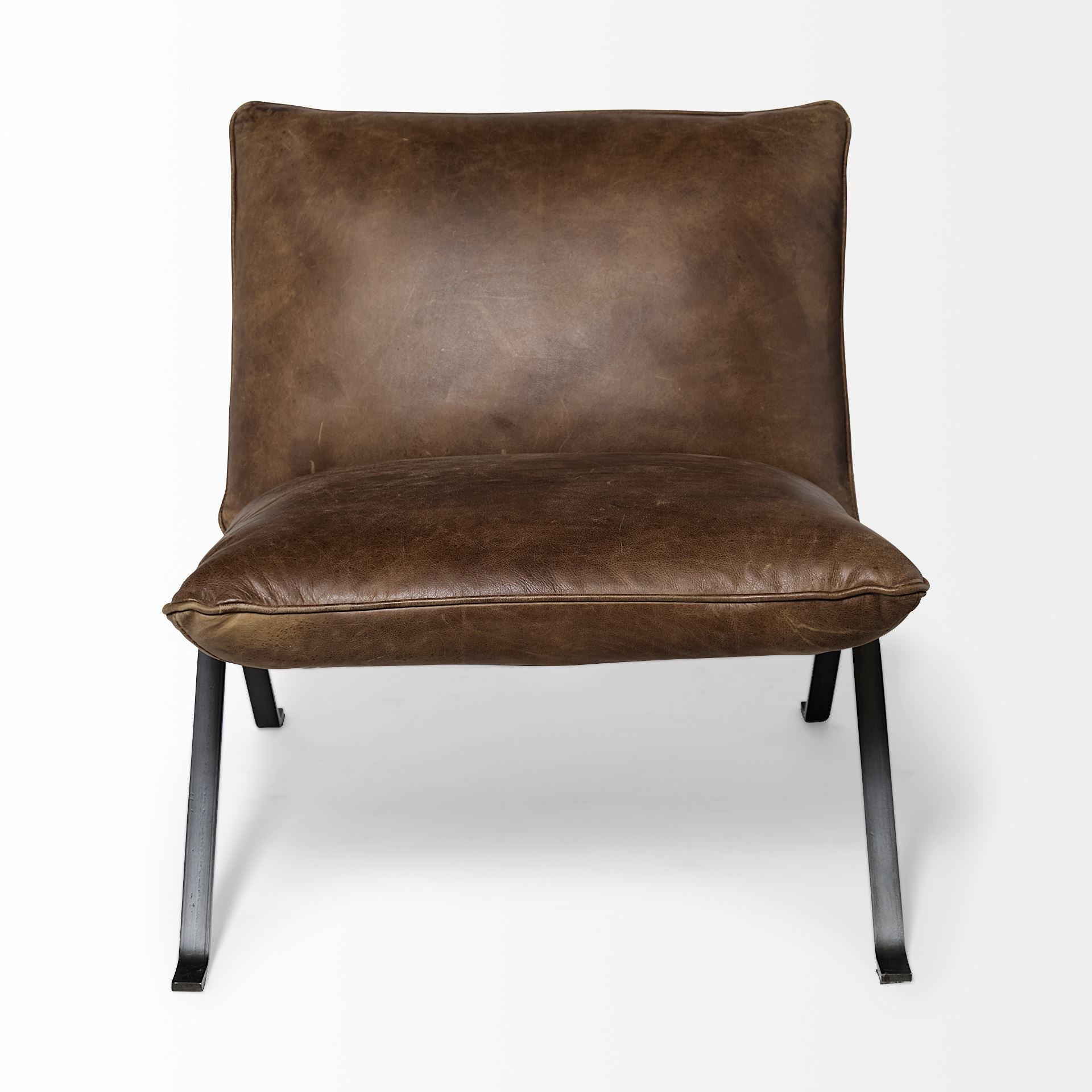 Mercana Flavelle 28.4" x 33.1" x 27.5" Iron Side Chair