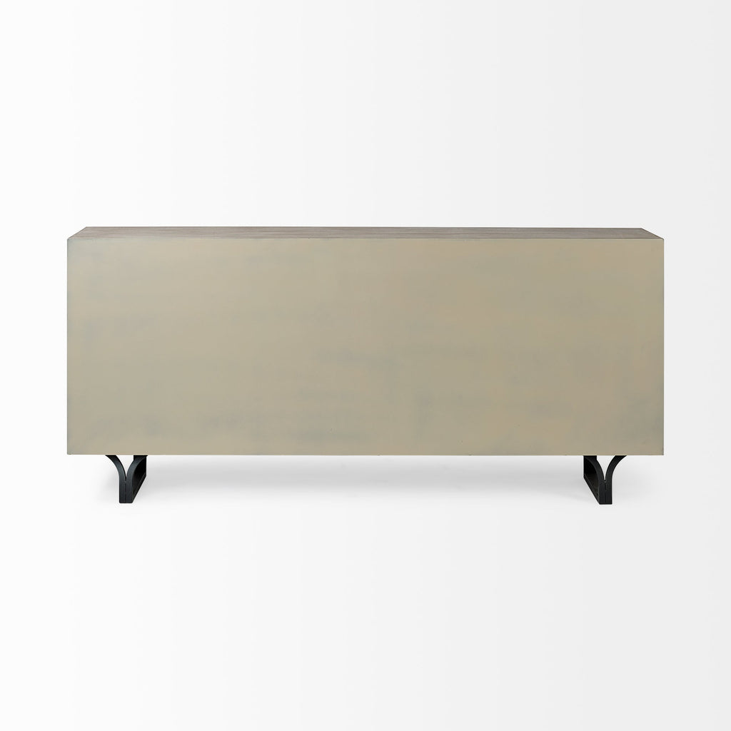 Mercana Giselle 70.1" x 15.9" x 31.9" Solid + Manufactured Wood Sideboard