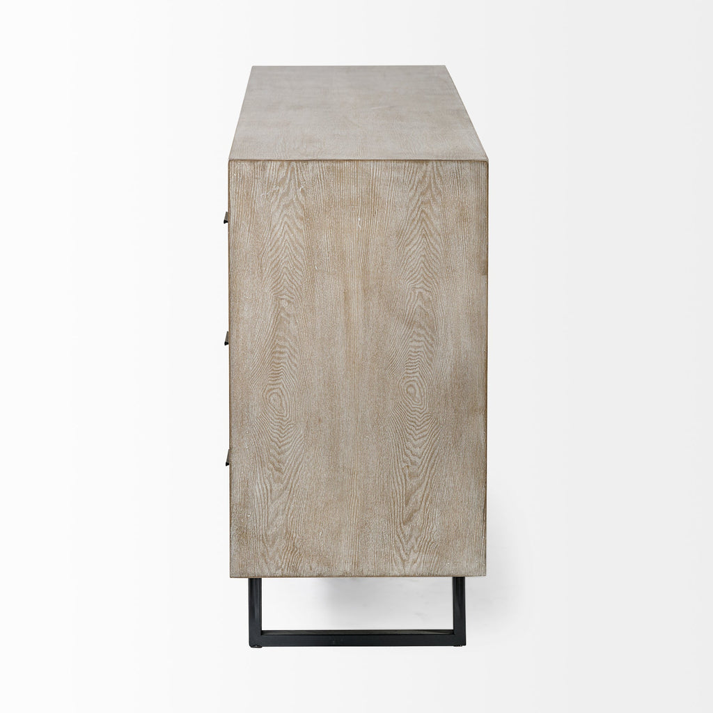 Mercana Giselle 70.1" x 15.9" x 31.9" Solid + Manufactured Wood Sideboard