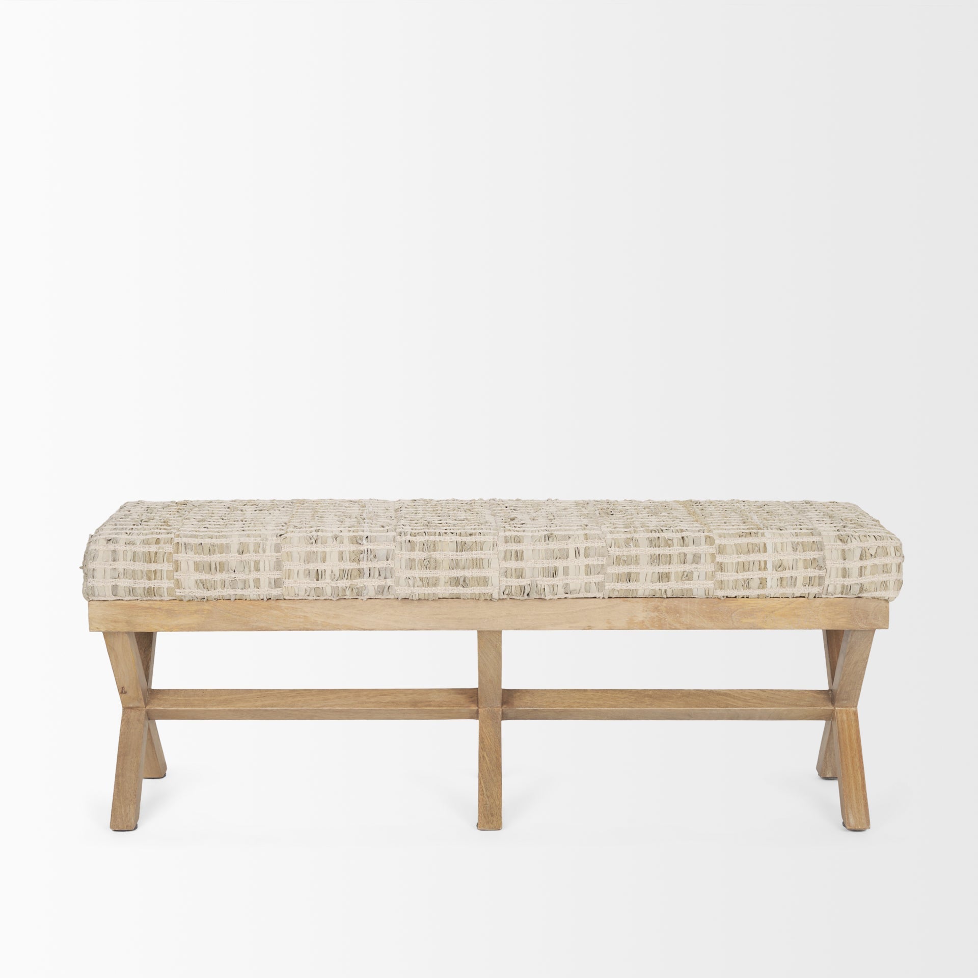 Mercana Solis 50" x 15.8" x 18.8" Solid Wood Bench