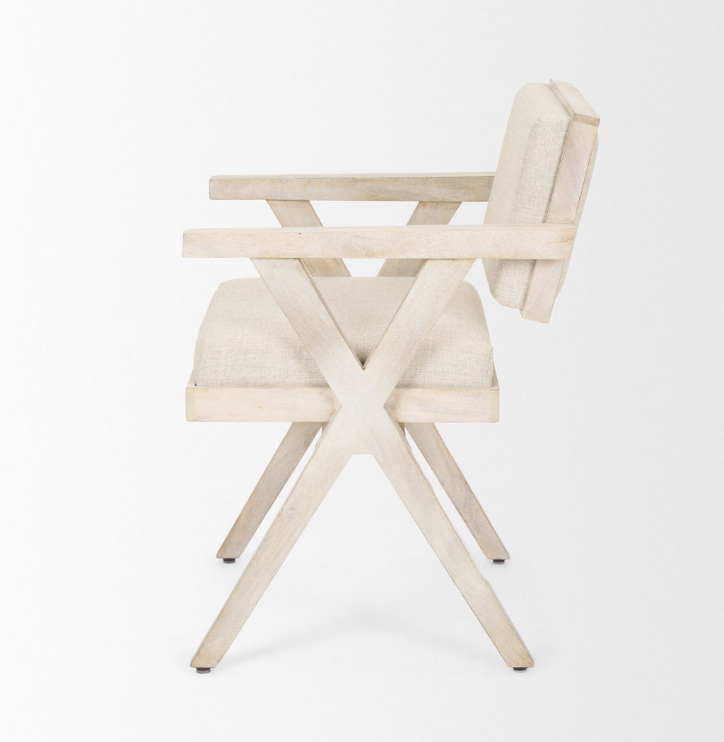 Mercana Topanga 23" x 23.3" x 31.9" Solid Wood Dining Chair