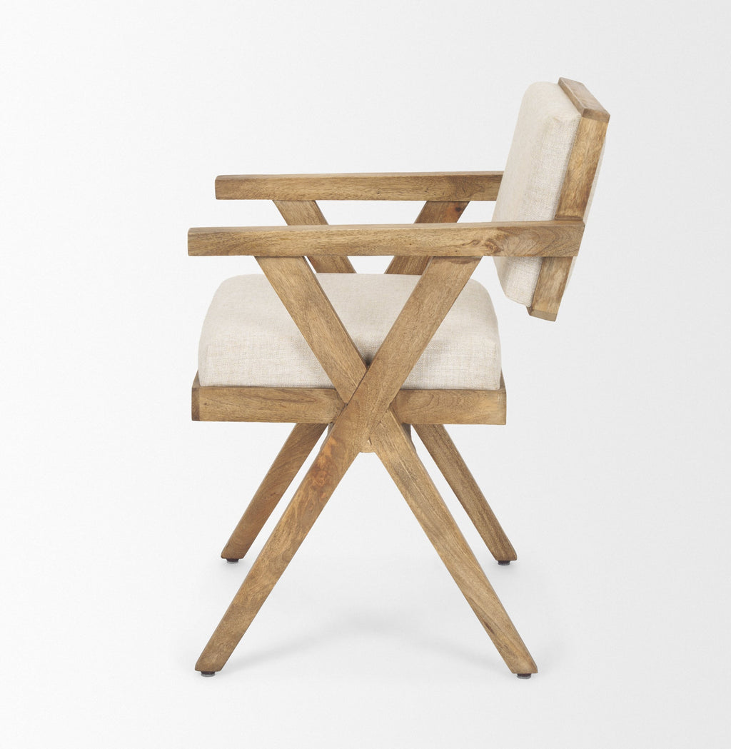 Mercana Topanga 23" x 23.3" x 31.8" Solid Wood Dining Chair