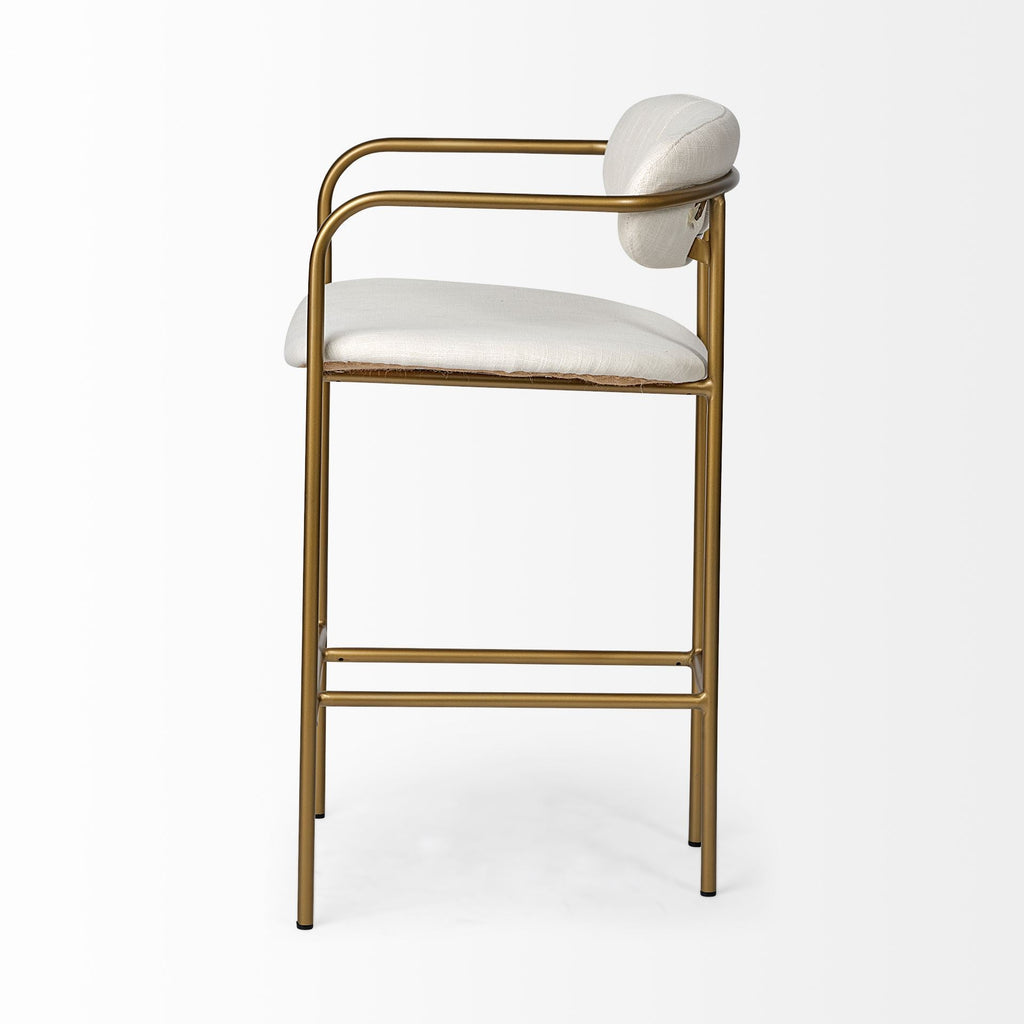 Mercana Parker 19.7" x 20.9" x 36" Metal Stool