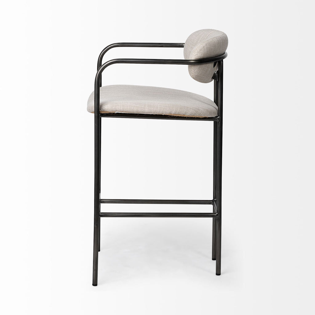 Mercana Parker 19.7" x 20.9" x 36" Metal Stool