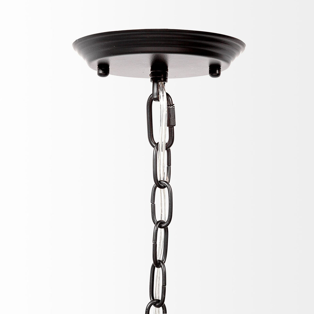 Mercana Decamp 47.2" x 47.2" x 36.2" Glass Chandelier