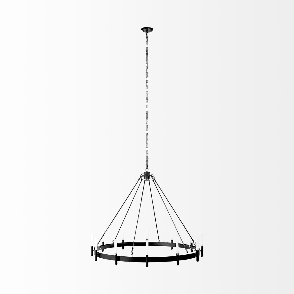 Mercana Decamp 47.2" x 47.2" x 36.2" Glass Chandelier