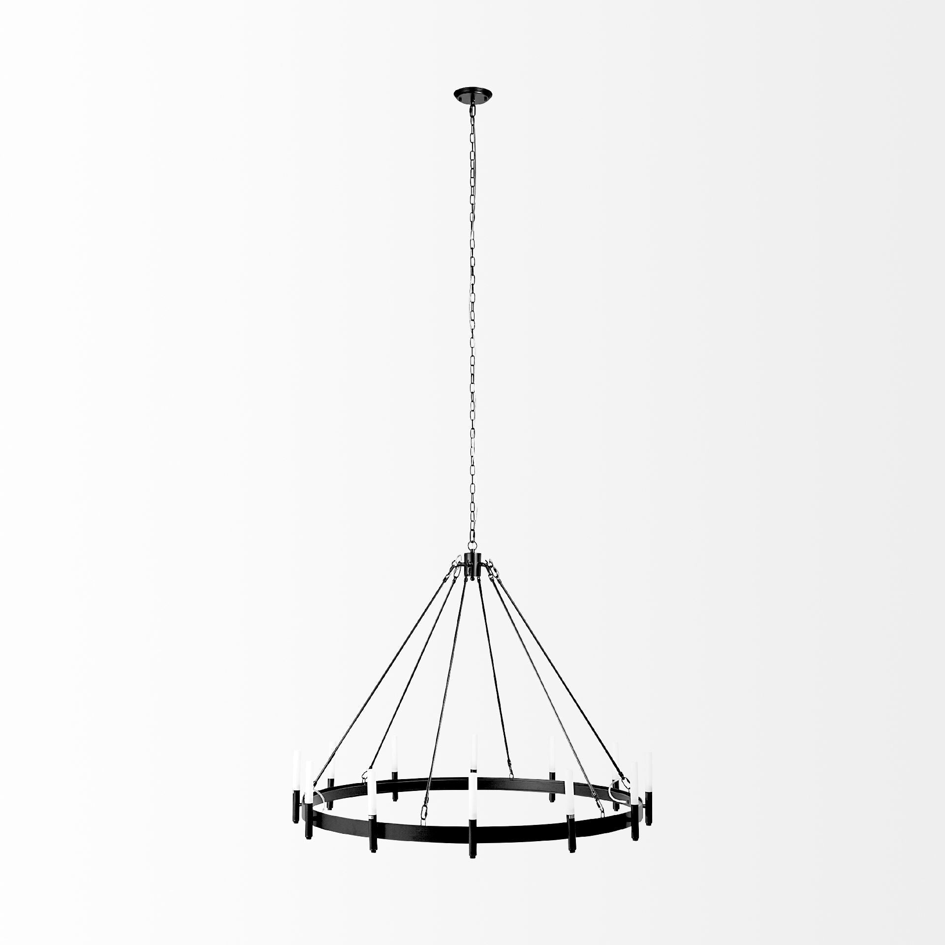 Mercana Decamp 47.2" x 47.2" x 36.2" Glass Chandelier