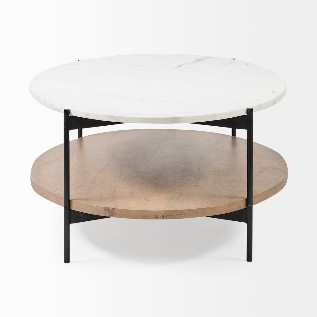 Mercana Larkin 48" x 30" x 16" Solid Wood Coffee Table