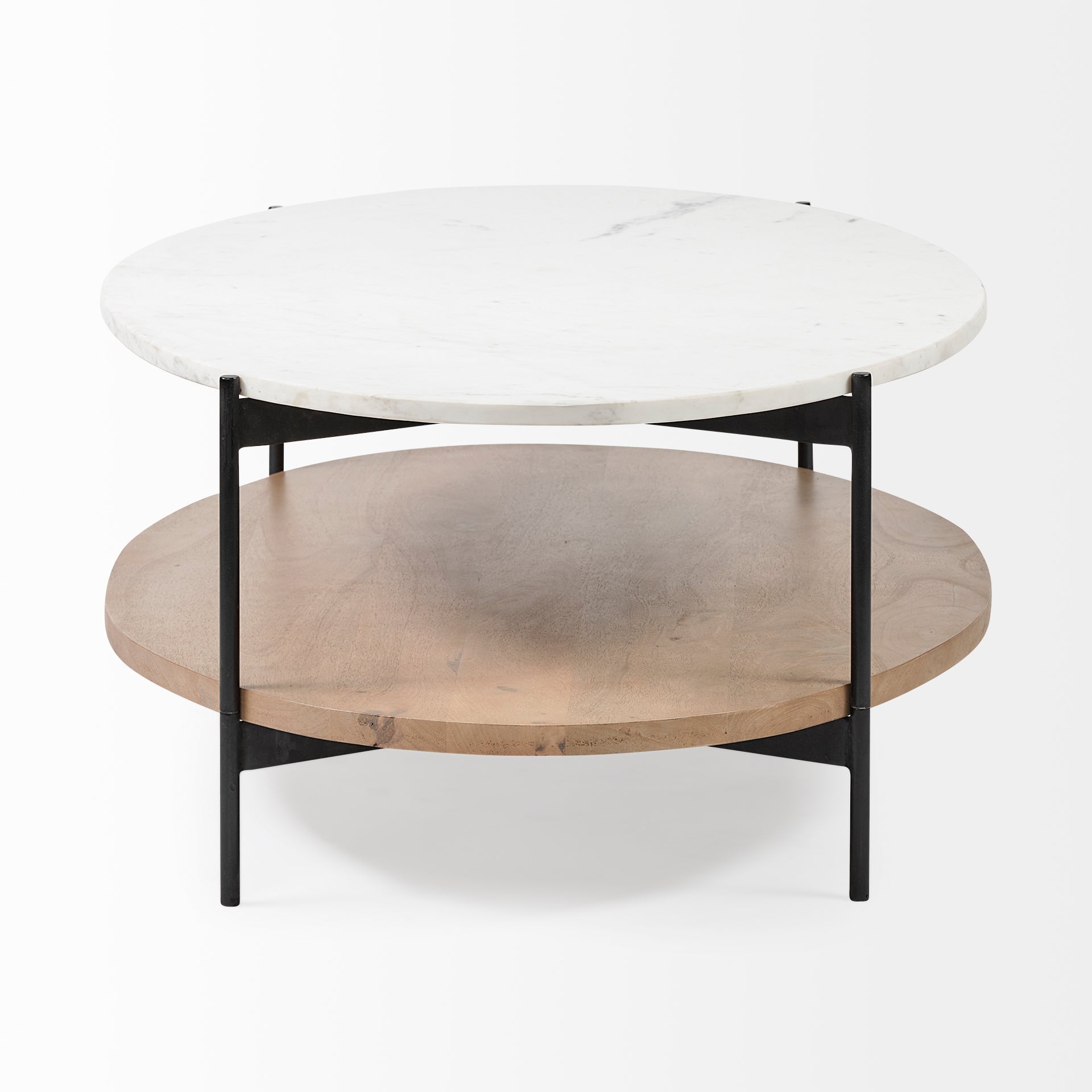 Mercana Larkin 48" x 30" x 16" Solid Wood Coffee Table