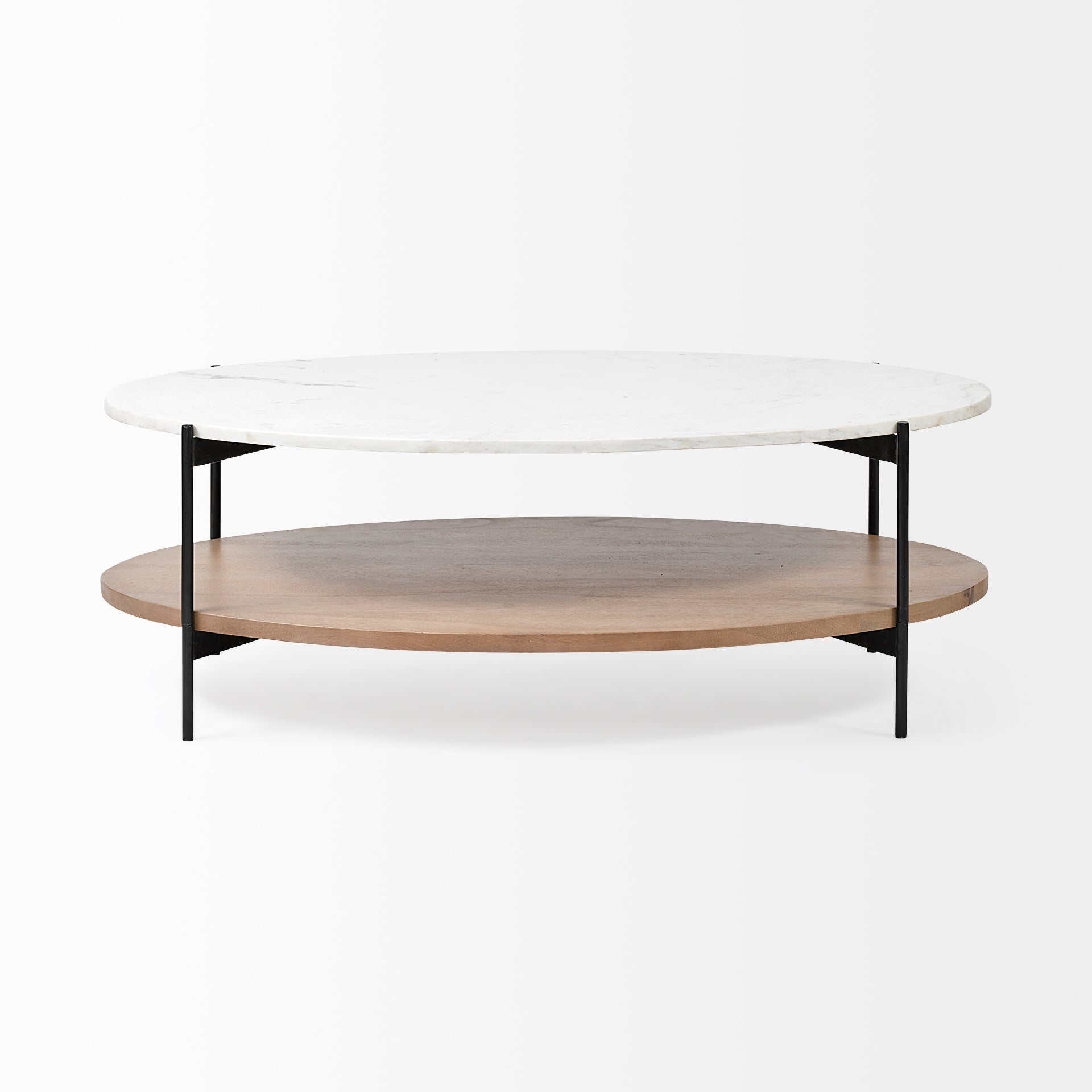 Mercana Larkin 48" x 30" x 16" Solid Wood Coffee Table