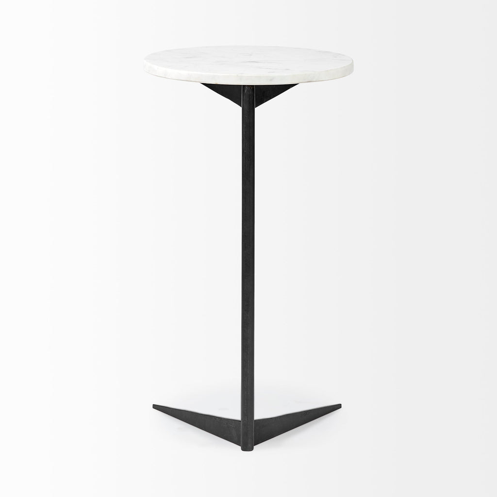Mercana Ballatine 15" x 15" x 27" Metal Side Table