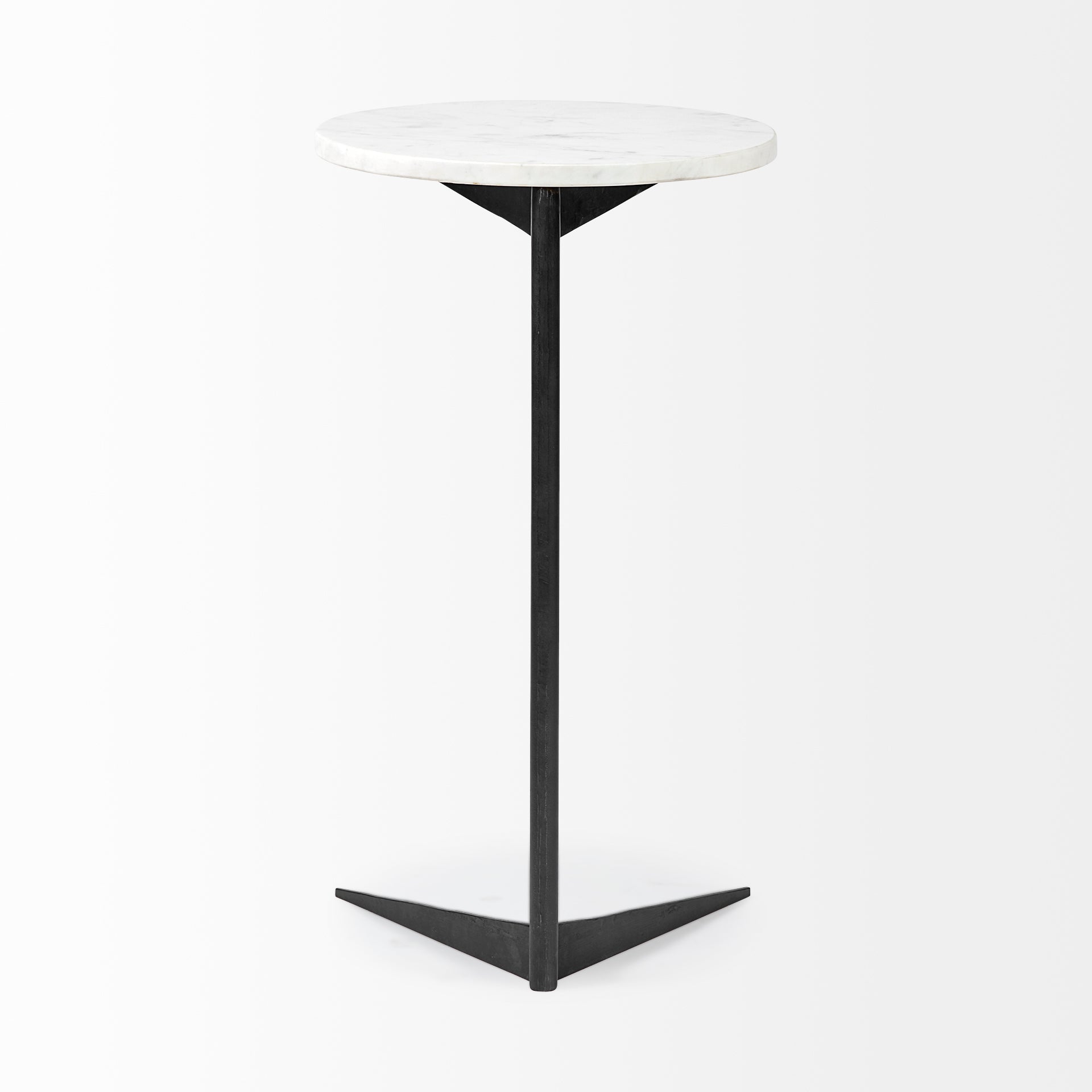 Mercana Ballatine 15" x 15" x 27" Metal Side Table