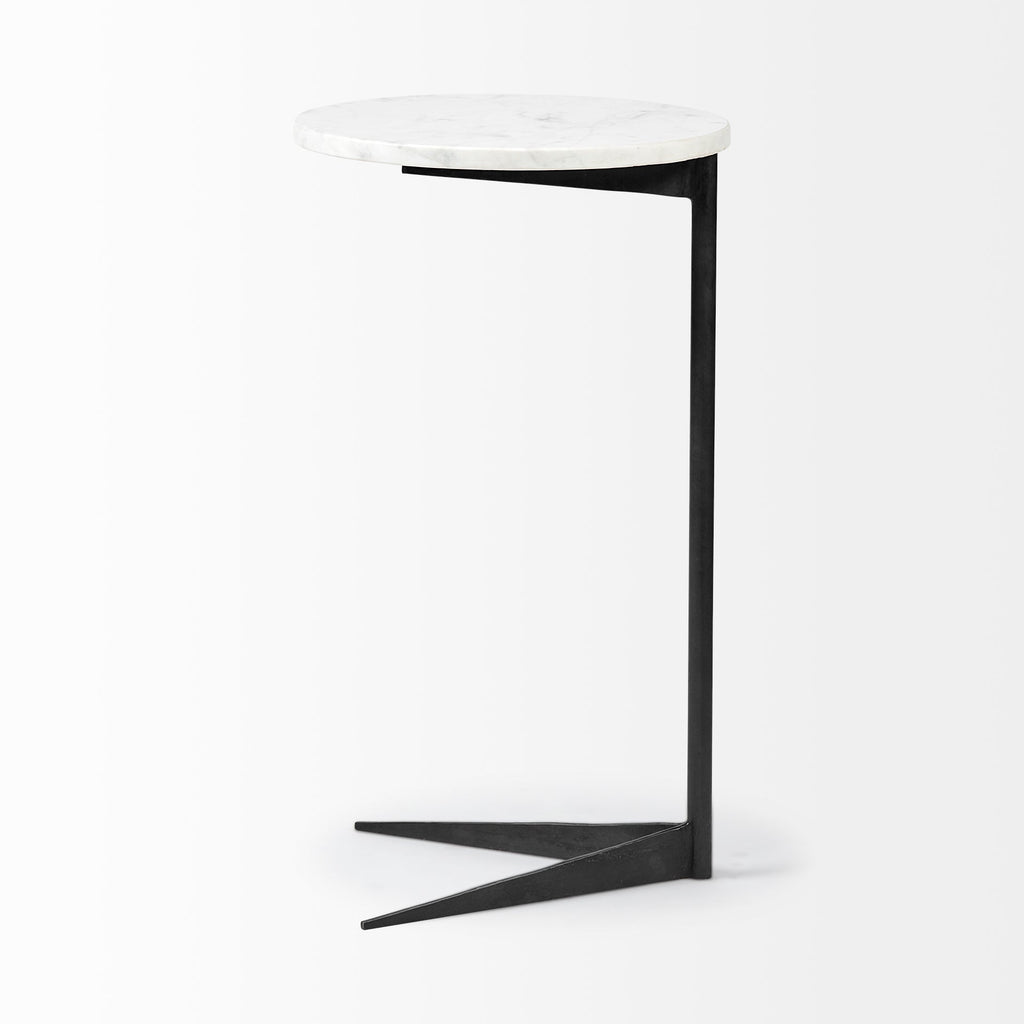 Mercana Ballatine 15" x 15" x 27" Metal Side Table