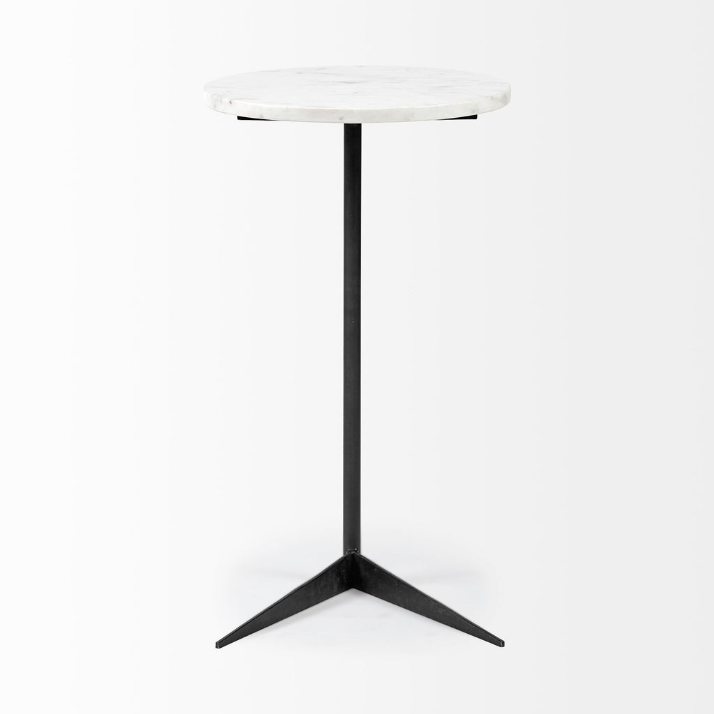 Mercana Ballatine 15" x 15" x 27" Metal Side Table