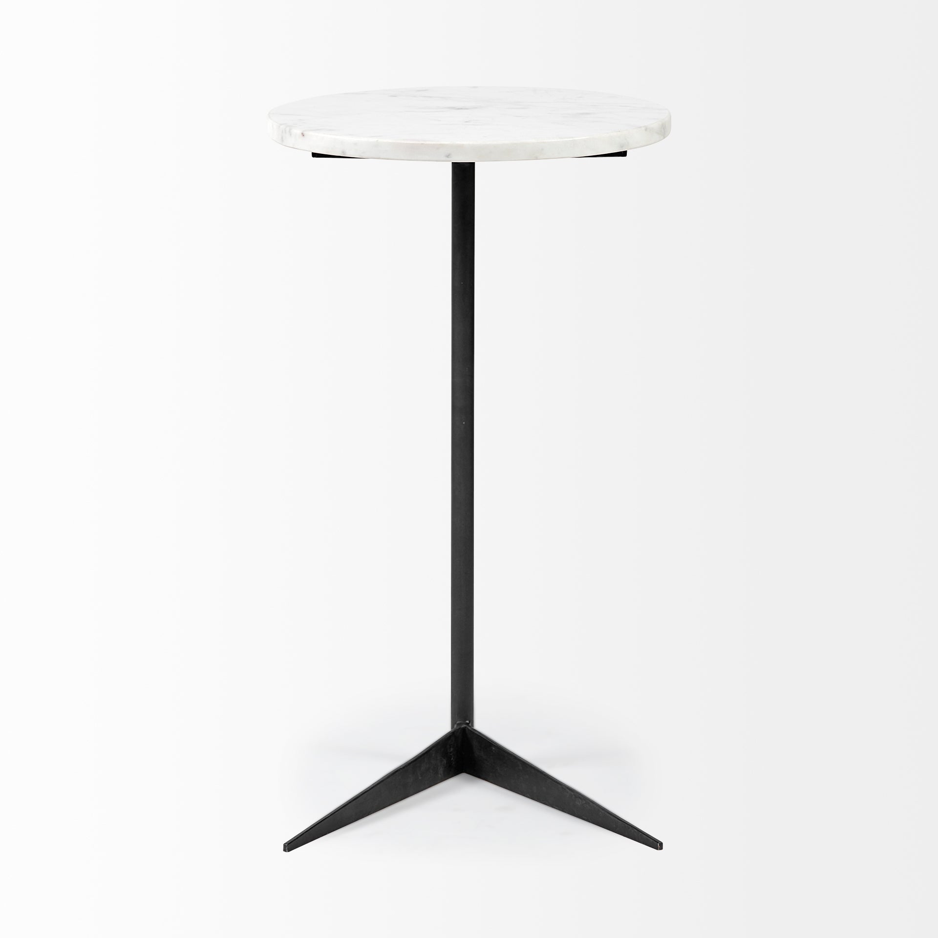 Mercana Ballatine 15" x 15" x 27" Metal Side Table