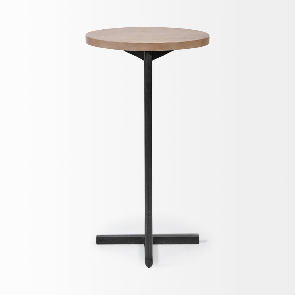 Mercana Ballatine 15" x 15" x 27" Metal Side Table
