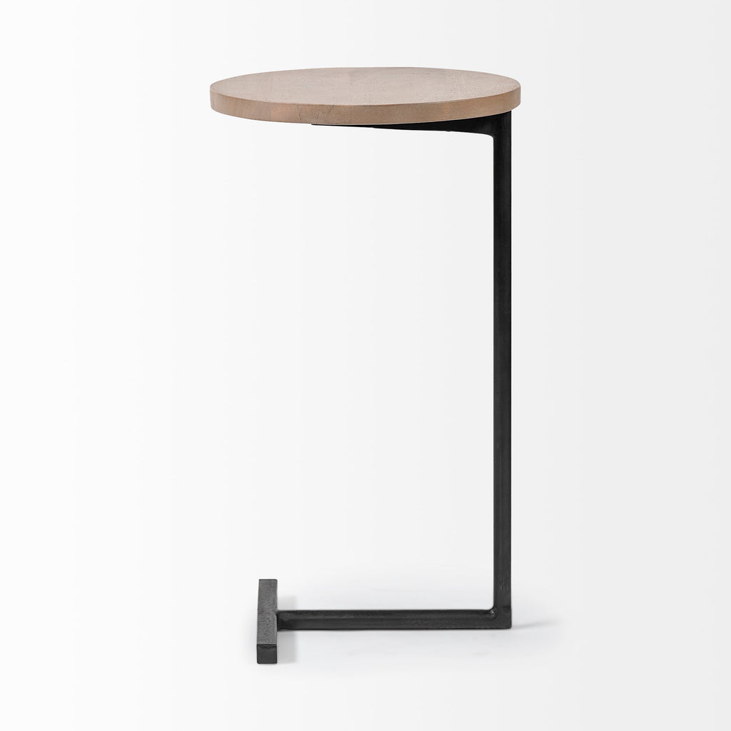 Mercana Ballatine 15" x 15" x 27" Metal Side Table