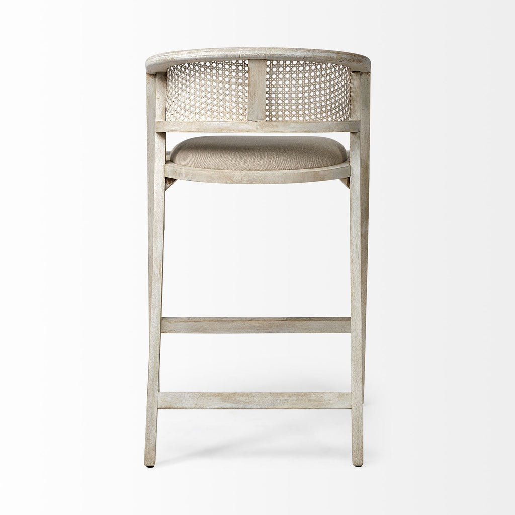 Mercana Tabitha 23.3" x 24" x 40.3" Solid Wood Stool