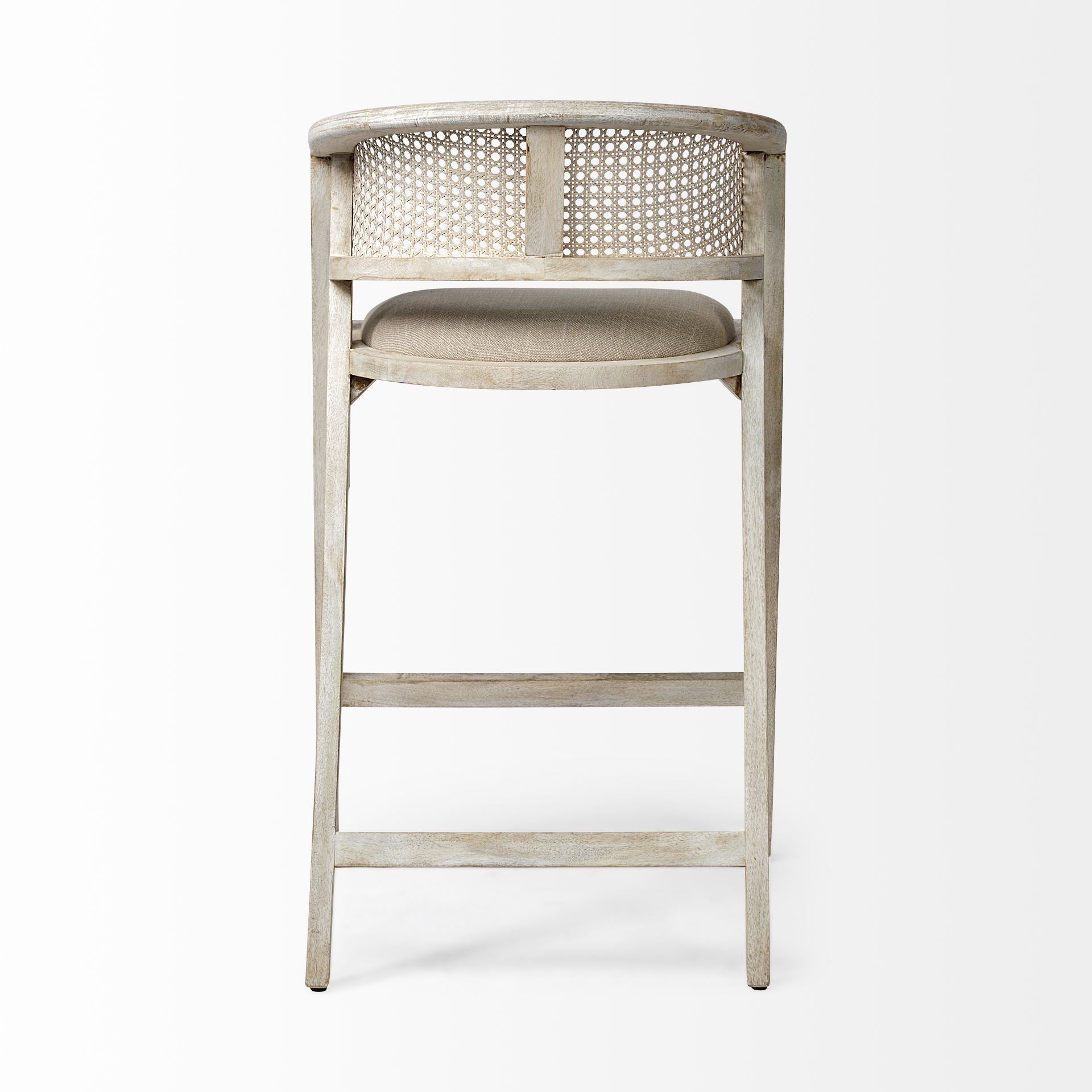 Mercana Tabitha 23.3" x 24" x 40.3" Solid Wood Stool
