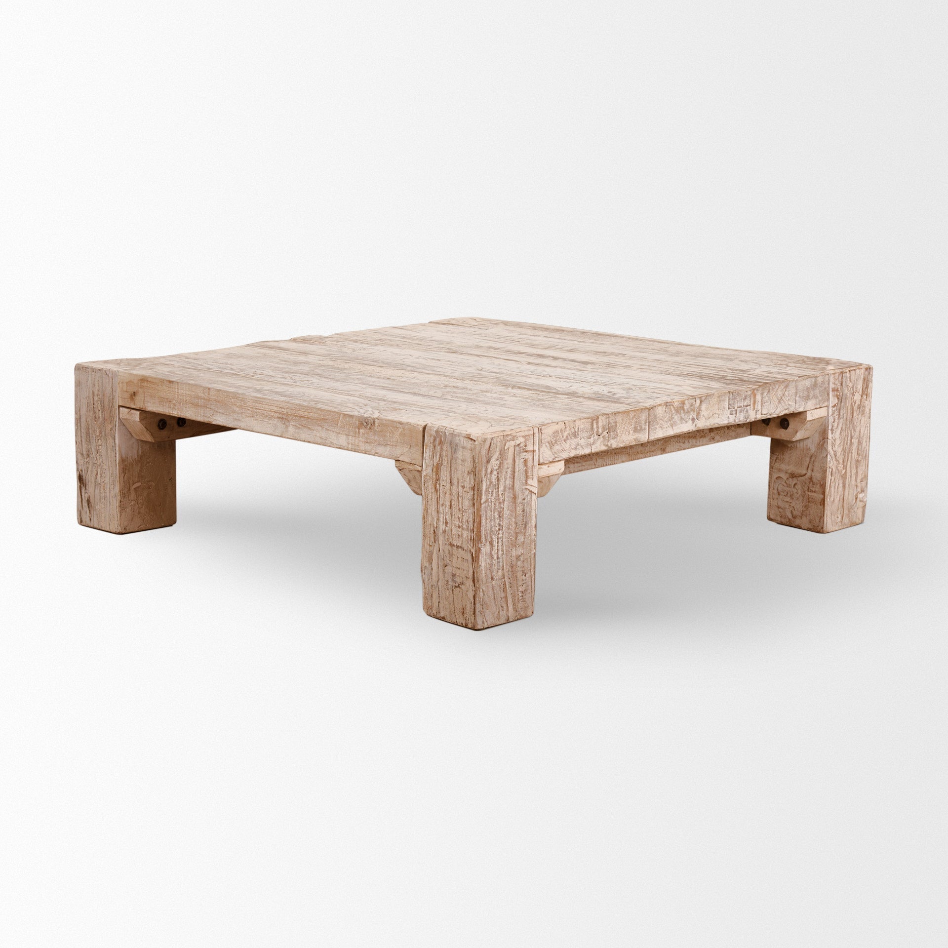Mercana McArthur 48" x 48" x 14" Solid Wood Coffee Table
