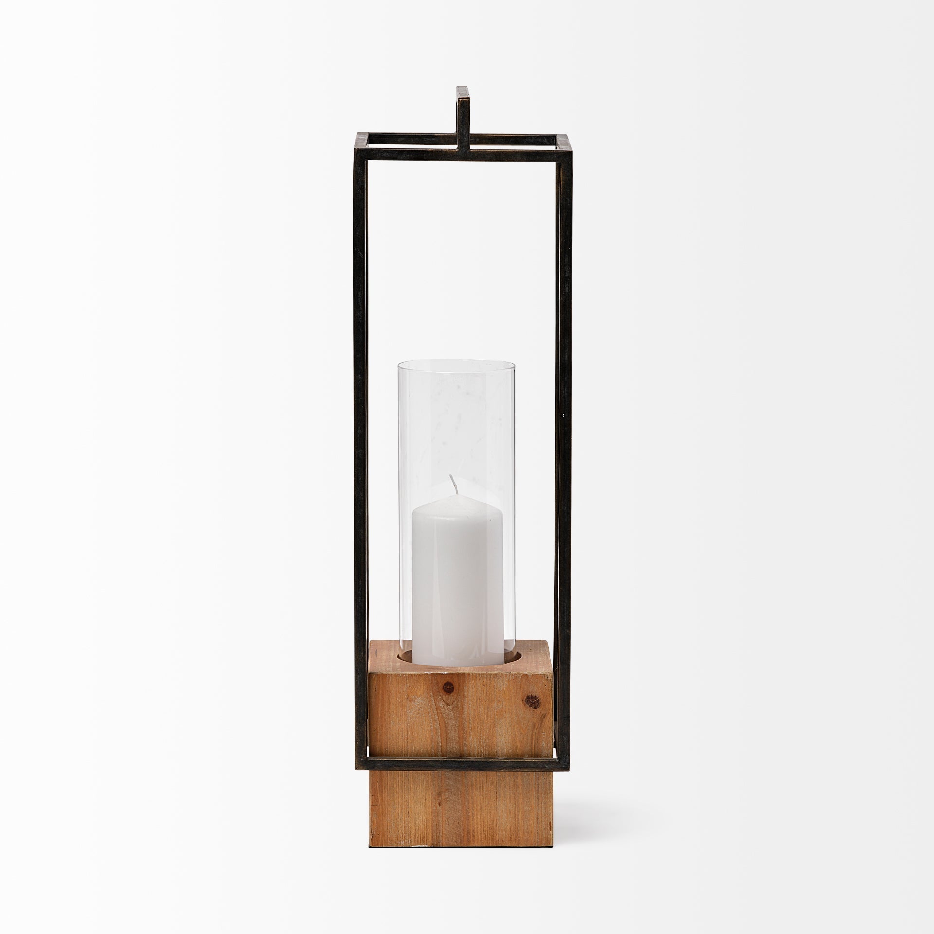 Mercana Orionis 6.7" x 6.7" x 23.8" Metal Lantern