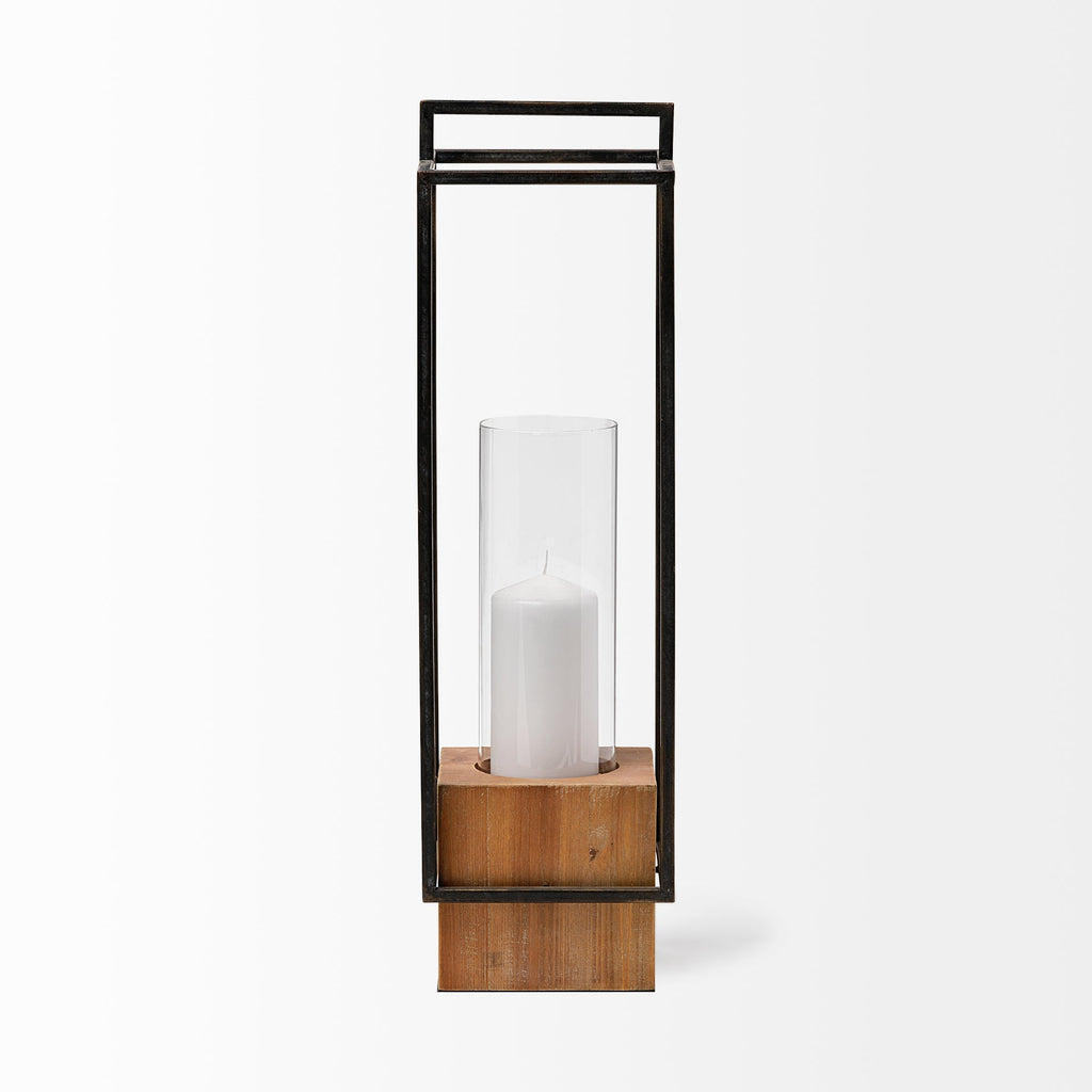 Mercana Orionis 6.7" x 6.7" x 23.8" Metal Lantern