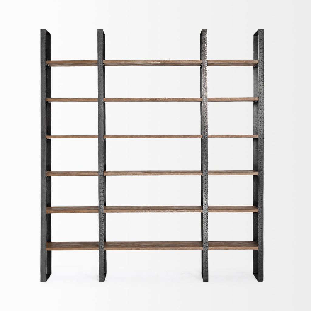 Mercana Taunton 10.5" x 80" x 90" Solid Wood Wall Shelf