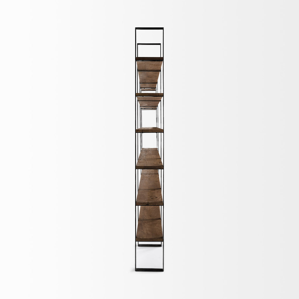 Mercana Taunton 10.5" x 80" x 90" Solid Wood Wall Shelf