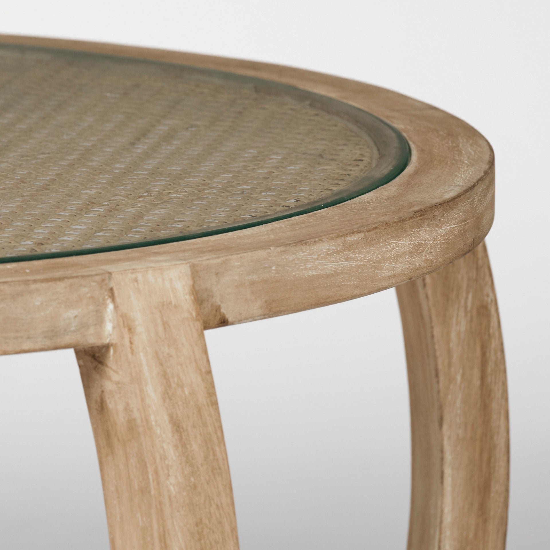 Mercana Hubbard 45.8" x 45.8" x 19" Wood Coffee Table