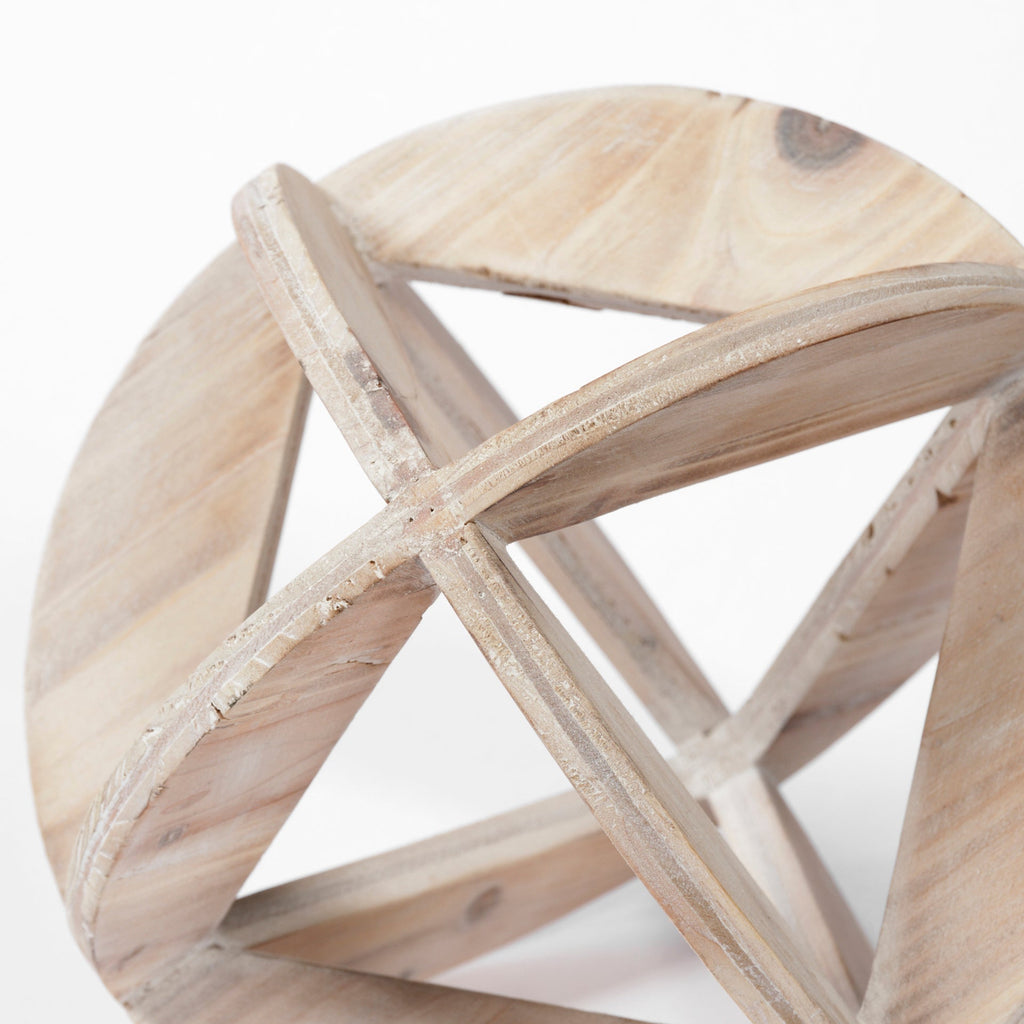 Mercana Bellatrix 7" x 7" x 7" Solid Wood Decorative Object