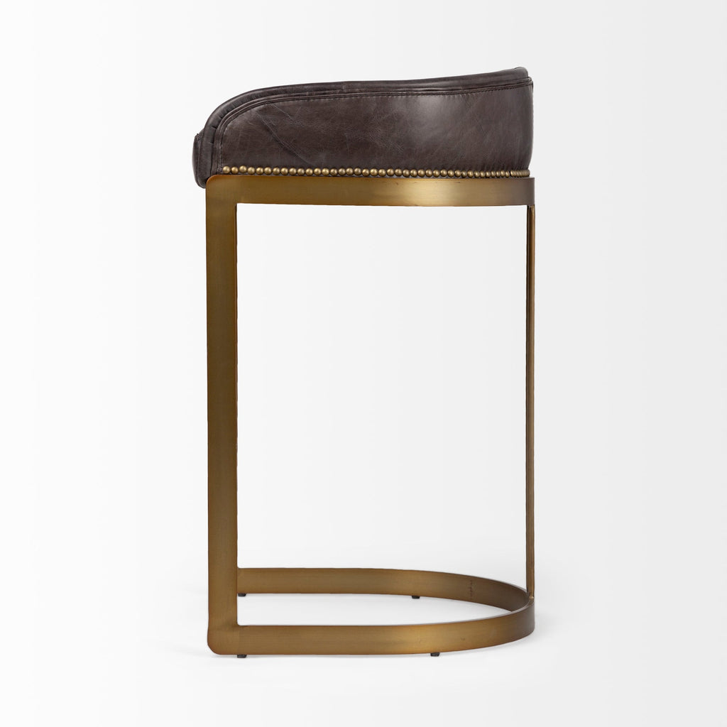 Mercana Hollyfield 20.5" x 19.7" x 32.7" Metal Stool