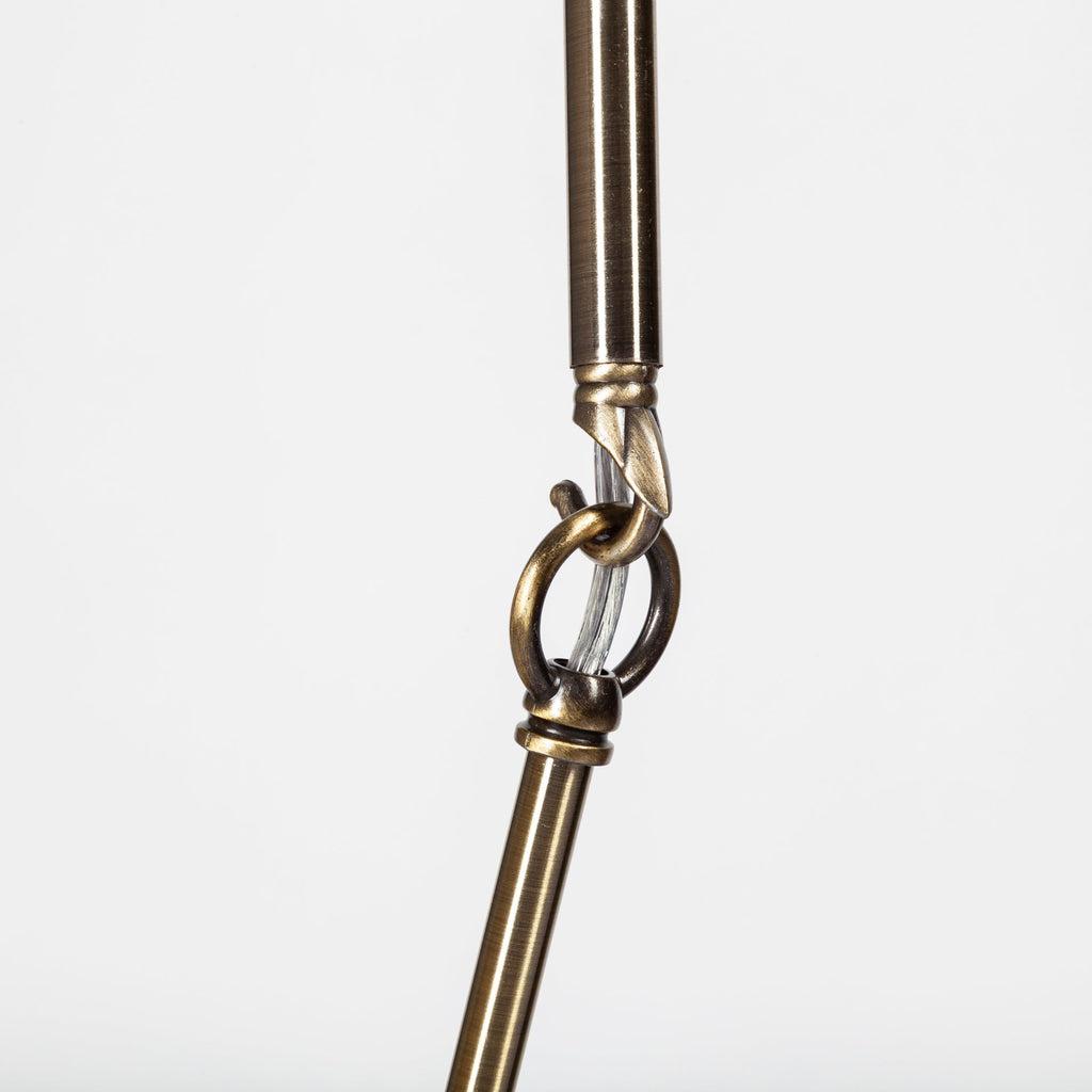 Mercana Desousa 33.9" x 8.8" x 28" Glass,Metal Chandelier