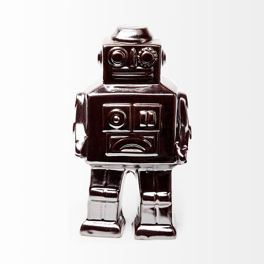 Mercana Robot 4.3" x 3.3" x 7.5" Metal Decorative Object
