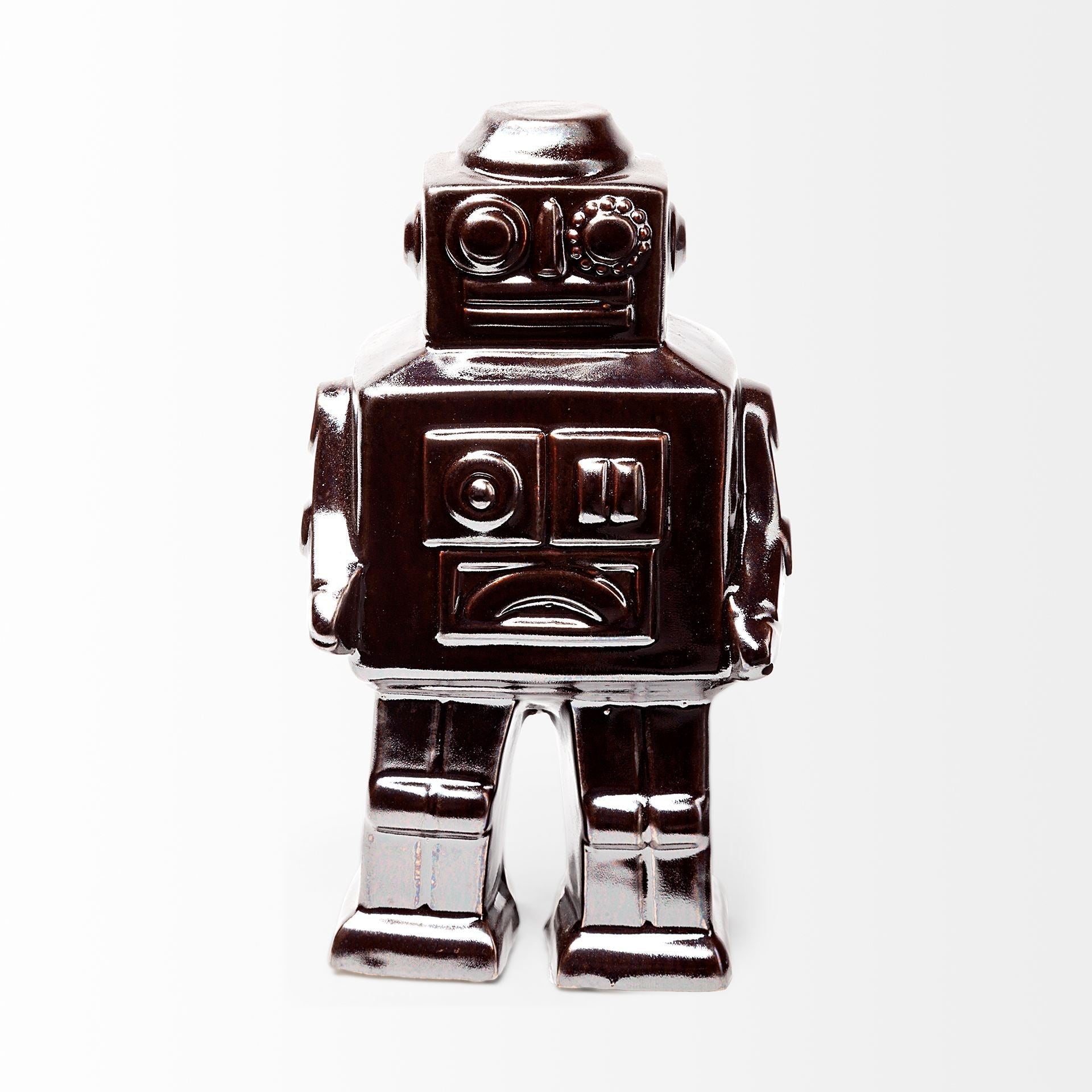 Mercana Robot 4.3" x 3.3" x 7.5" Metal Decorative Object