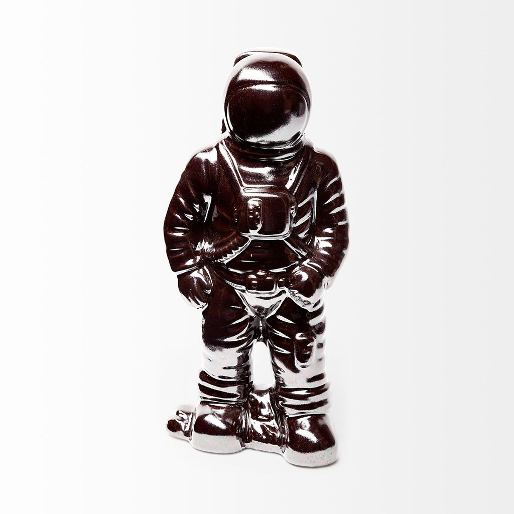Mercana Robot 3.9" x 3.5" x 10" Ceramic Decorative Object
