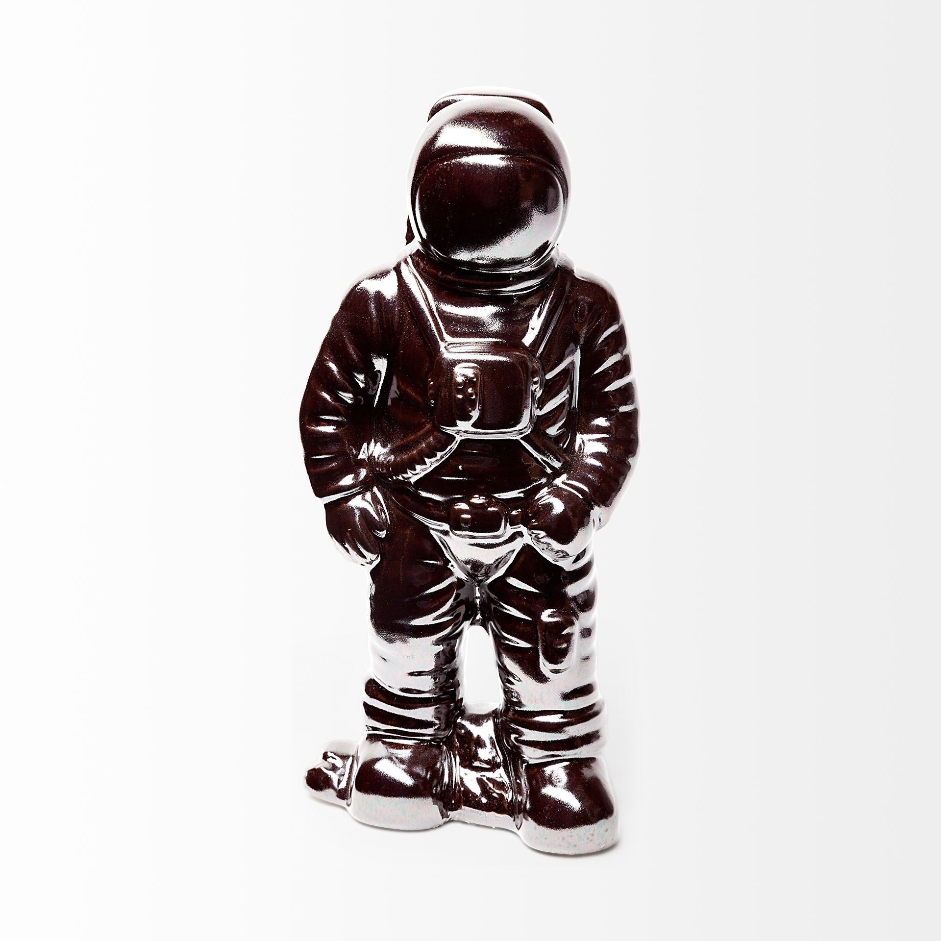 Mercana Robot 3.9" x 3.5" x 10" Ceramic Decorative Object