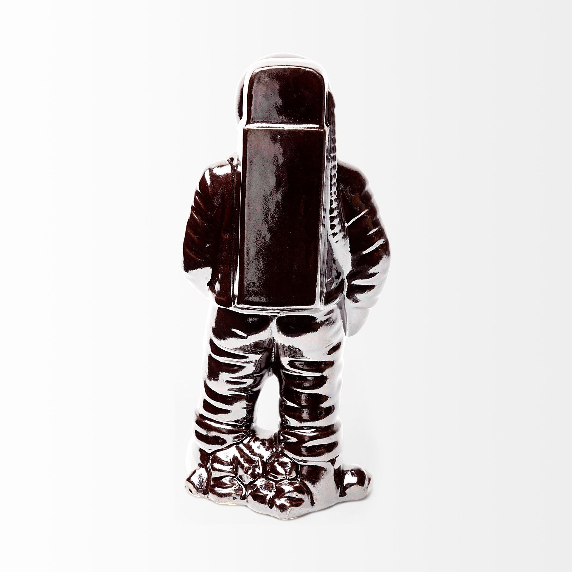 Mercana Robot 3.9" x 3.5" x 10" Ceramic Decorative Object