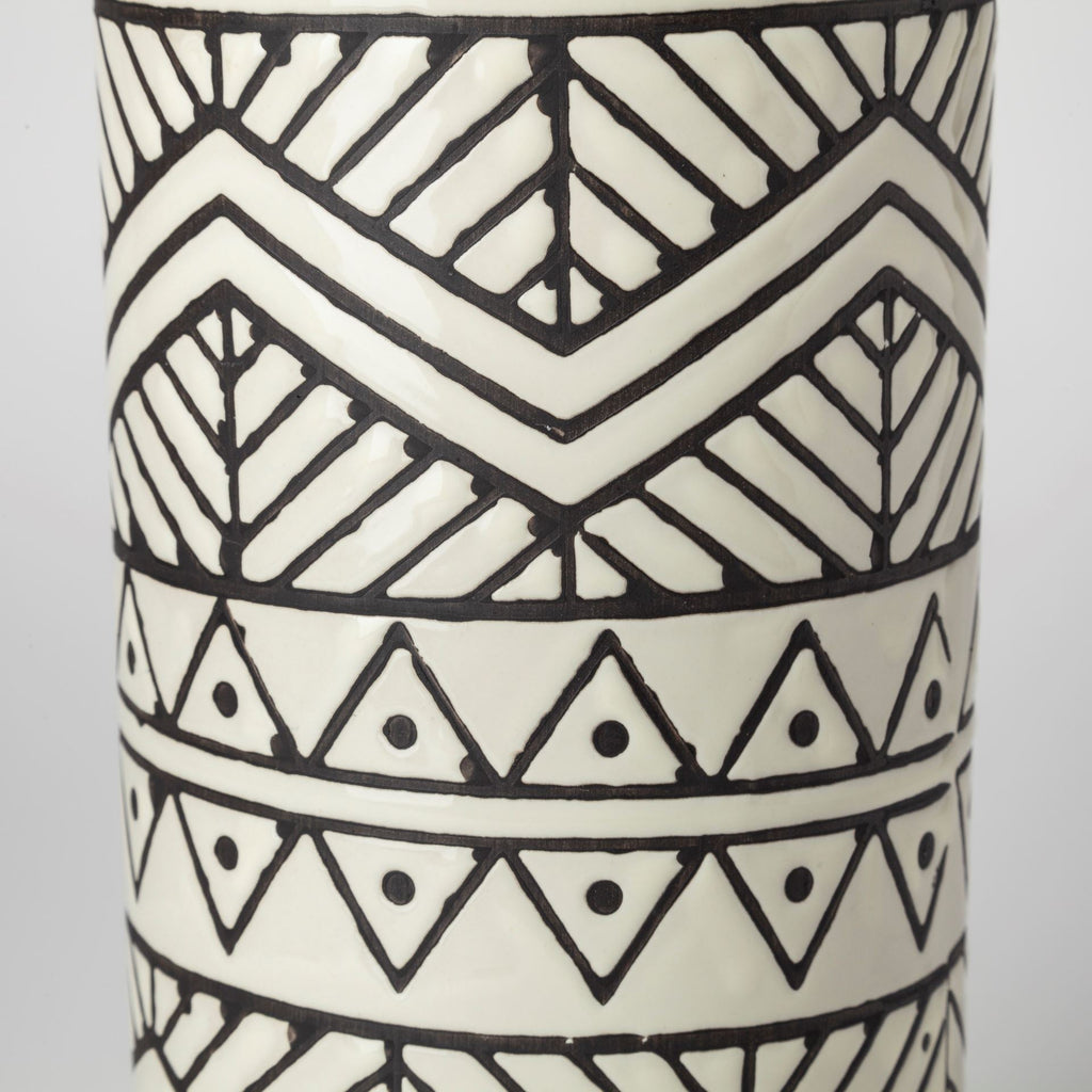 Mercana Uhura 4.1" x 4.1" x 13.8" Ceramic Vase