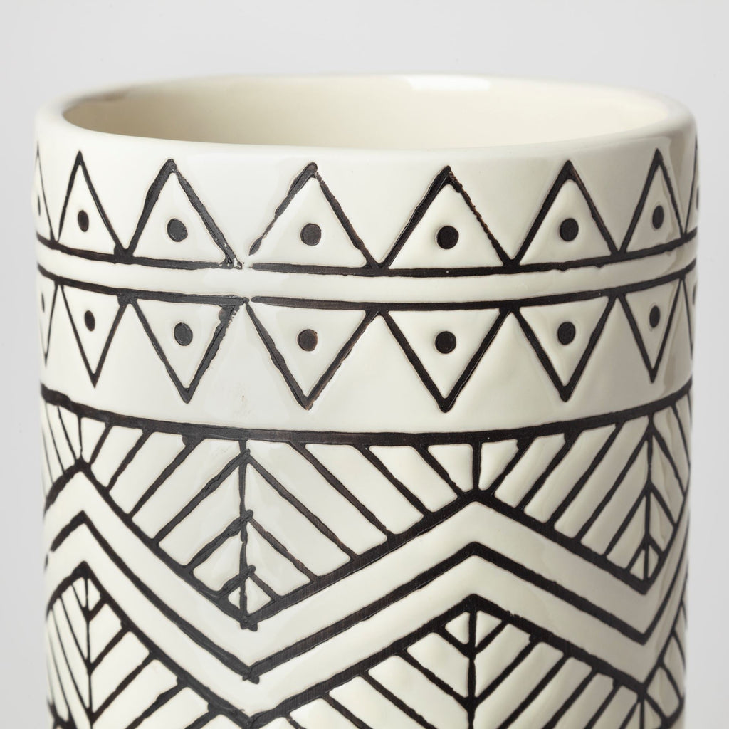 Mercana Uhura 4.7" x 4.7" x 16.5" Ceramic Vase