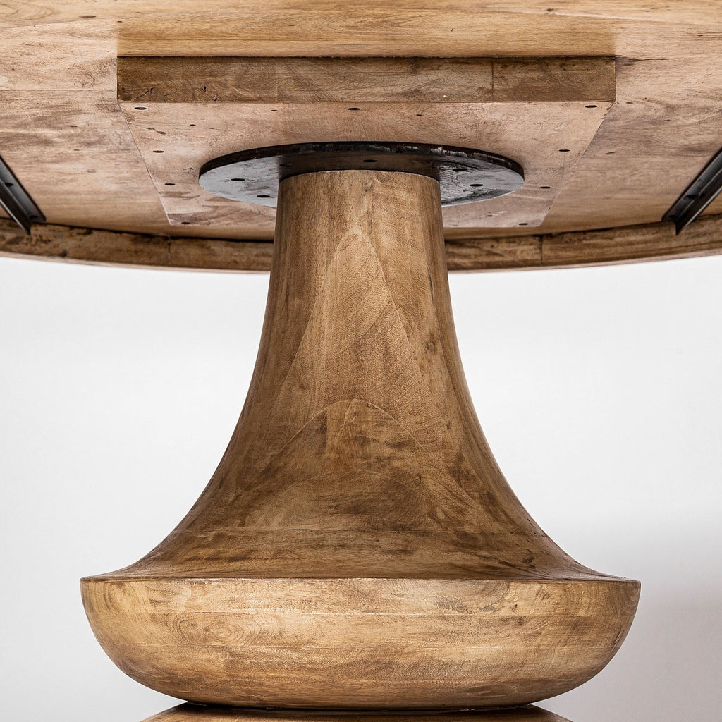 Mercana Crossman 60" x 60" x 30" Solid Wood Dining Table