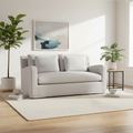 Mercana Denly 69" x 38.3" x 34.5" Polyester Love Seat