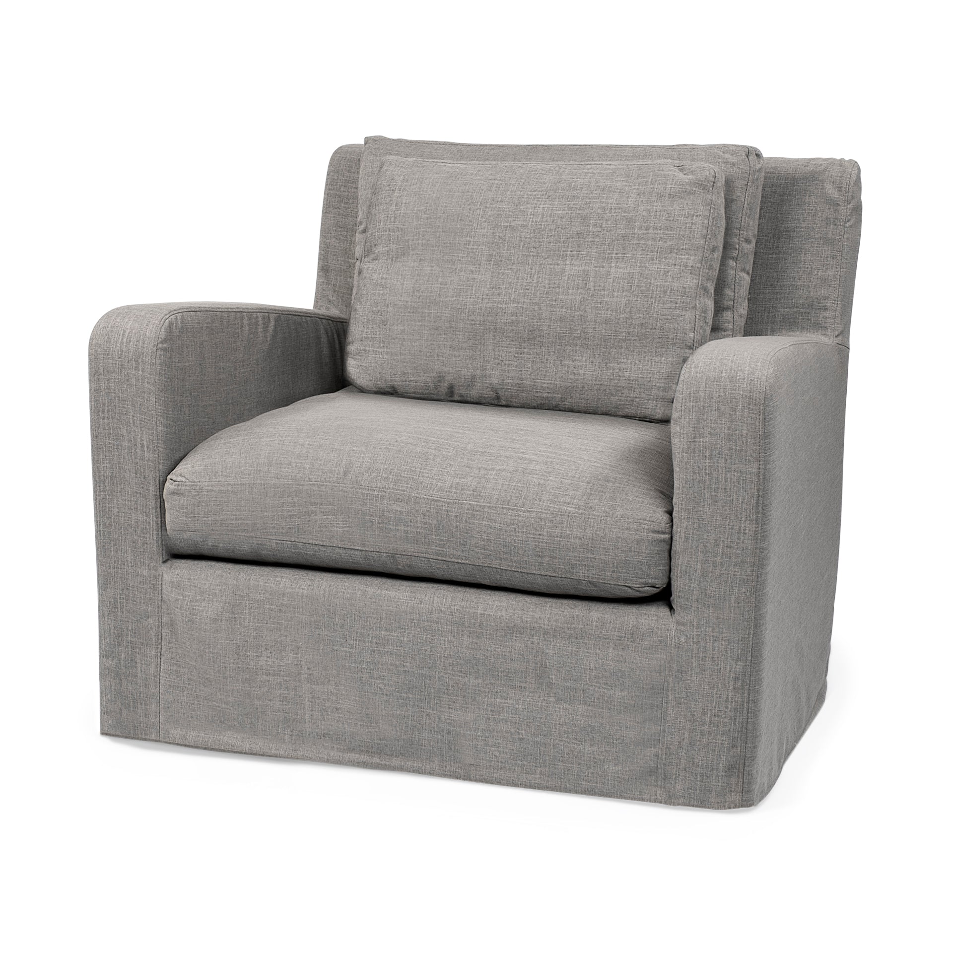 Mercana Denly 38" x 38.3" x 34.5" Fabric Arm Chair
